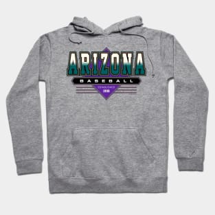 Arizona Baseball Retro, Vintage Diamondbacks Inspired 90s Throwback Hoodie
